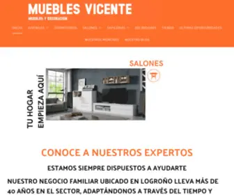 Mueblesvicente.com(Muebles) Screenshot