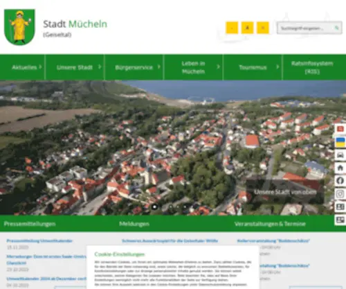 Muecheln.de(Mücheln) Screenshot