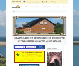 Muehlenferienhaus.de(Behindertengerechter Urlaub an der Nordsee) Screenshot