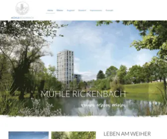 Muehlerickenbach.ch(Mühle Rickenbach) Screenshot