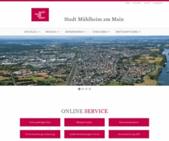Muehlheim.de(Mühlheim am Main) Screenshot