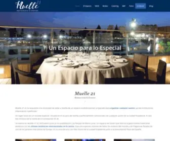 Muelle21Sevilla.com(Restaurante & Eventos en Sevilla) Screenshot