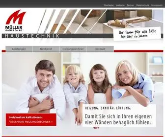 Mueller-Heizungsbau.de(Müller Haustechnik) Screenshot