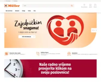 Mueller.hr(Müller Hrvatska) Screenshot