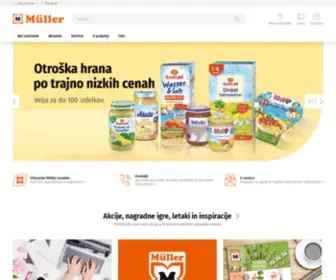 Mueller.si(Müller Slovenija) Screenshot