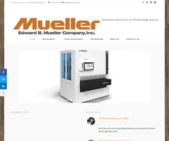 Muellerco.com(Woodworking Machinery) Screenshot