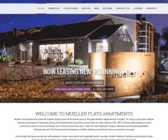 Muellerflats.com(Mueller Flats Apartments) Screenshot