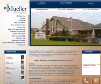 Muellerfunerals.com(Home) Screenshot
