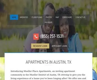 Muellerplace.com(Apartments in Austin) Screenshot