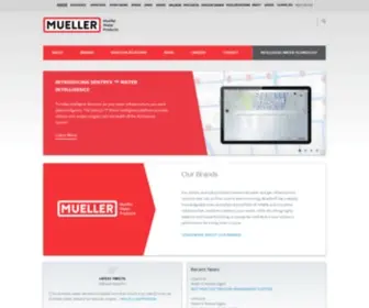 Muellerwaterproducts.com(Mueller Water Products) Screenshot
