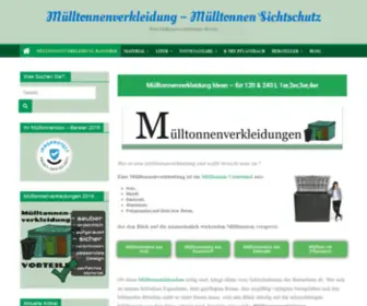 Muelltonnenverkleidung-Ratgeber.de(① llll➤ Hochwertige Mülltonnenverkleidungen 2022 │➤ Online bestellen │) Screenshot