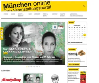 Muenchen-Online.de(Alle Veranstaltungen für München) Screenshot