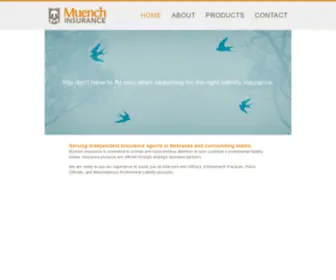 Muenchinsurance.com(Muench Insurance) Screenshot