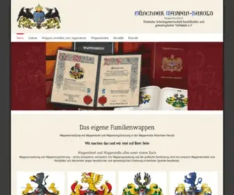 Muenchner-Wappen-Herold.de(Familienwappen erstellen und registrieren) Screenshot