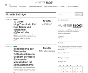 Muensterblogs.de(Muensterblogs) Screenshot