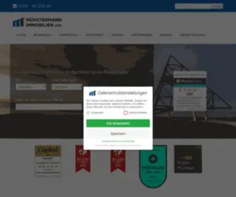 Muenstermann-Immobilien.de(Münstermann) Screenshot