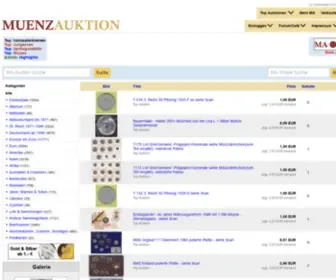Muenzauktion.com(Münzen) Screenshot
