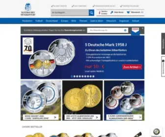 Muenzkontor.de(Euro-Münzen, Gold) Screenshot