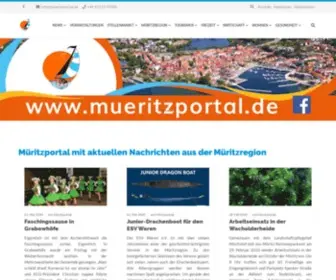 Mueritzportal.de(Hotels zwischen M) Screenshot