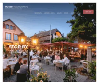 Muerset.ch(Mürset Restaurants Aarau) Screenshot