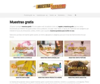 Muestragratis.com(Muestras gratis) Screenshot