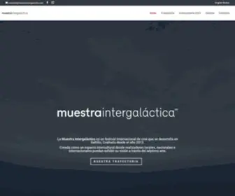 Muestraintergalactica.com(Muestra Intergaláctica) Screenshot