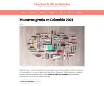 Muestrasgratiscolombia.co(▷) Screenshot