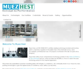 Muezhest.com(#1 Edible Oil Refining Plant Manufacturers & Exporters) Screenshot