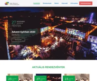 Mufegyor.hu(Győri Művészeti és Fesztiválközpont) Screenshot