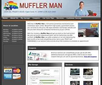 Mufflermanautorepair.com(Muffler Man) Screenshot