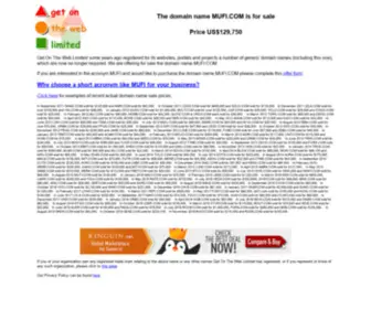 Mufi.com(MUFI) Screenshot