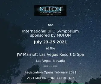 Mufonsymposium.com(Uncover the truth at the 2024 MUFON Symposium) Screenshot