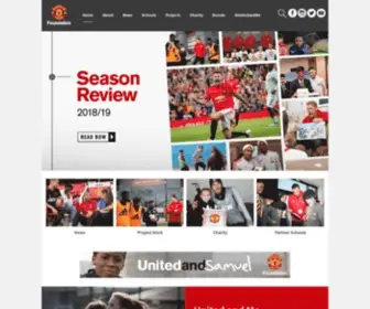 Mufoundation.org(Manchester United Foundation) Screenshot