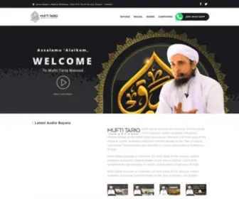 MuftitariqMasood.com(Hazrat Mufti Tariq Masood D.B) Screenshot