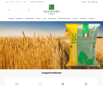 Mugavero.it(Fertilizzanti speciali Made in Italy) Screenshot