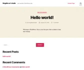 Mugdhaartstudio.com(Just another WordPress site) Screenshot