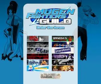 Mugenguild.com(The Mugen Fighters Guild) Screenshot