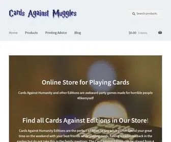 Mugglesgame.com(Cards Against Editions) Screenshot