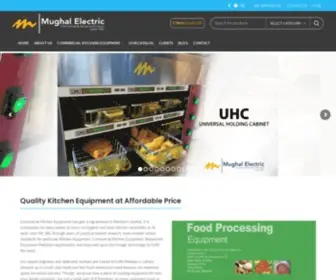 Mughalelectric.com(Commercial Kitchen Equipment) Screenshot