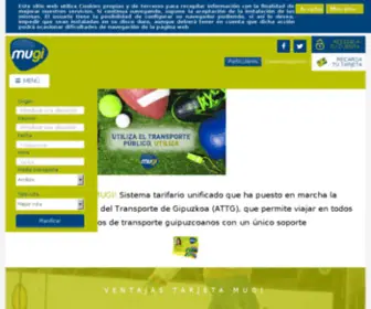 Mugipuzkoa.com(Mugipuzkoa autoridad transportes gipuzkoa) Screenshot