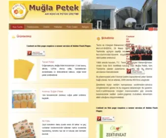 Muglapetek.com(Muğla Petek) Screenshot