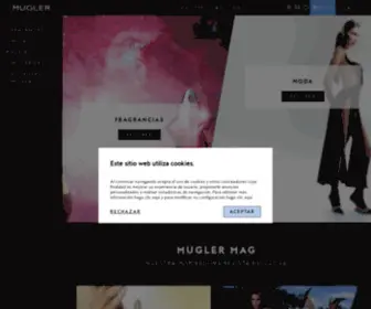 Mugler.es(MUGLER ® Sitio web oficial de perfumes y moda) Screenshot