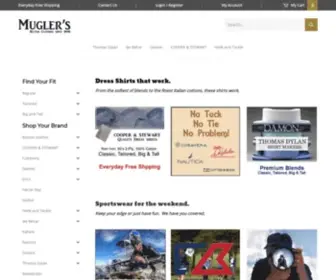 Muglers.com(Better Men's Clothing) Screenshot