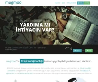 Mugmoo.com(İlk ve Tek Üniversite Özel Ders İlan Sitesi) Screenshot