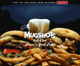 Mugshotsgrillandbar.com(Mugshots Grill & Bar) Screenshot