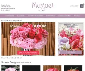 Muguetflowers.com(BEVERLY HILLS Florist) Screenshot