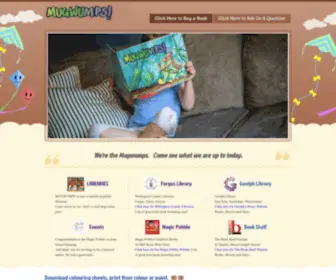 Mugwumps.ca(Children Book Website) Screenshot