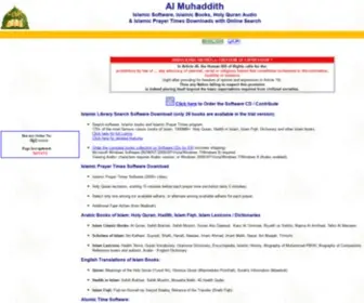 Muhaddith.org(Islam books) Screenshot