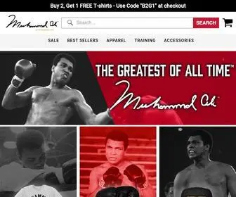 Muhammadali.com(Muhammad Ali Official Store) Screenshot