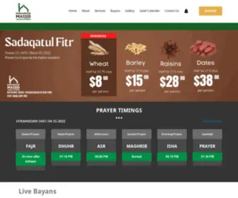 Muhammadimasjid.org(Muhammadi Masjid) Screenshot